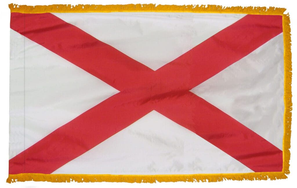 State Flags for Indoor Use & Parades - Fringed, 3' x 5' or 4' x 6'