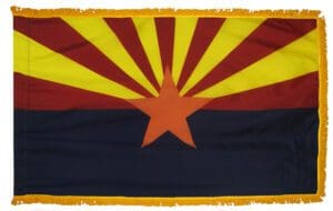 Arizona State Flags 2x3 to 5x8 ft.