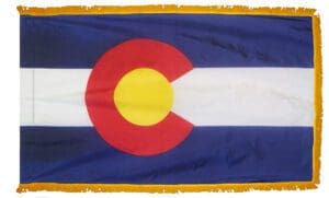 Colorado State Flags 2x3 to 5x8 ft.