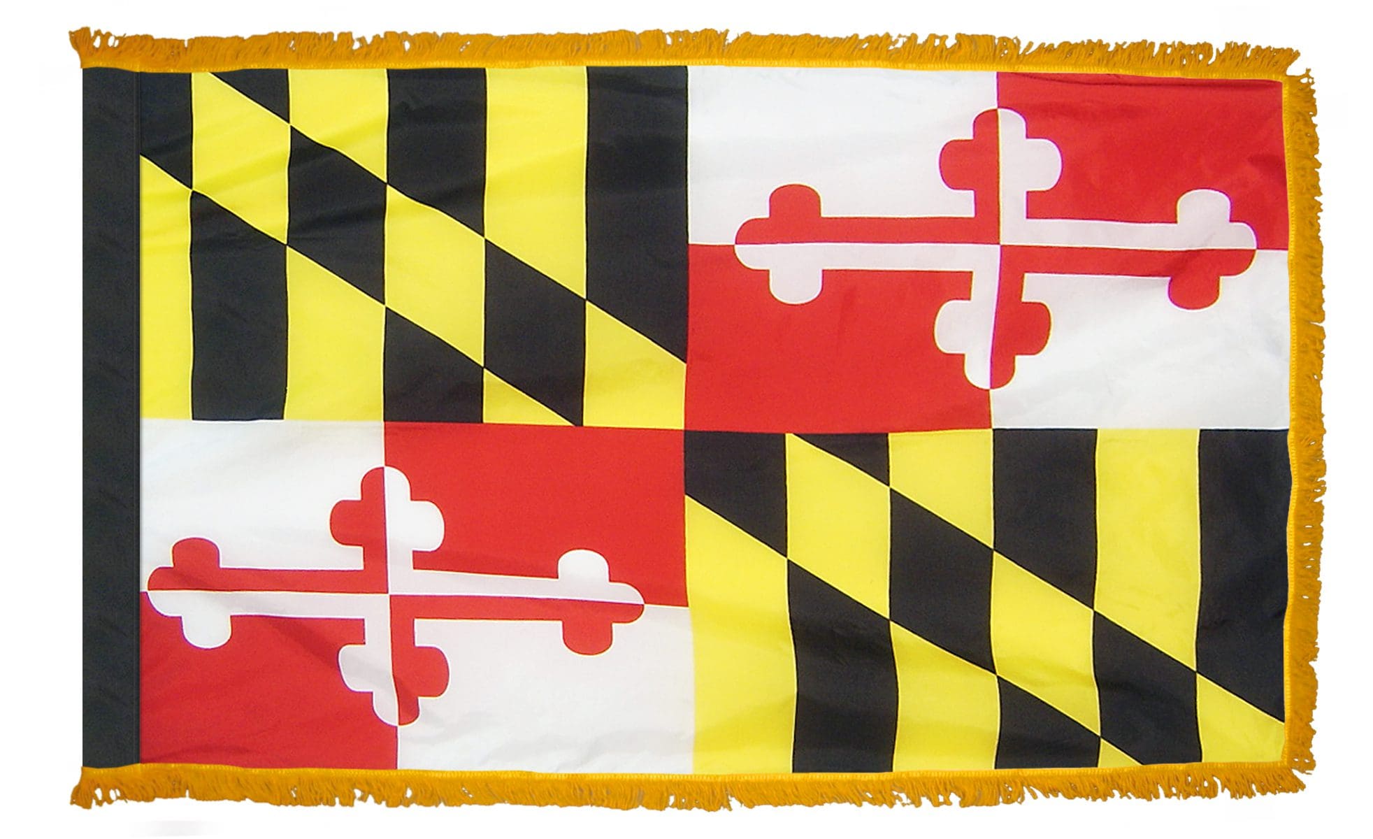 Maryland State Flag 3x5 or 4x6 ft. (fringed) 