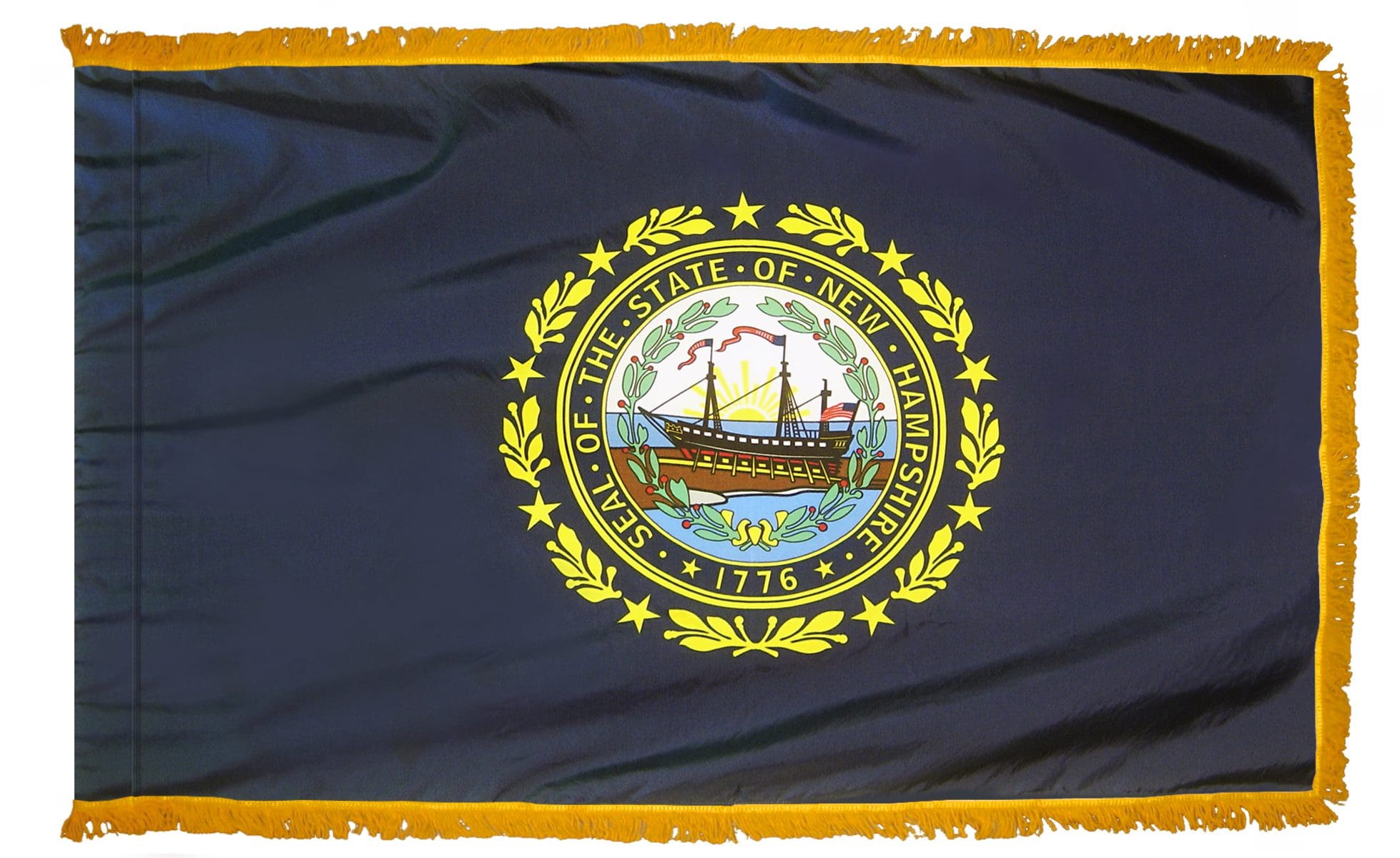 New Hampshire State Flag 3x5 or 4x6 ft. (fringed)