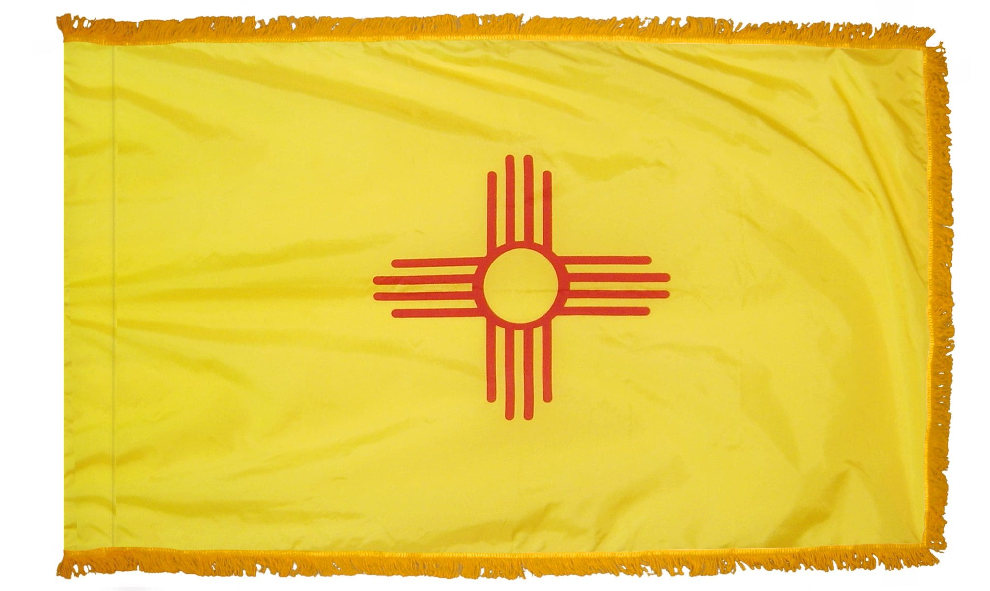 New Mexico State Flag 3x5 or 4x6 ft. (fringed)