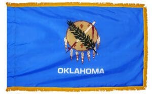 Oklahoma State Flags 2x3 to 5x8 ft.