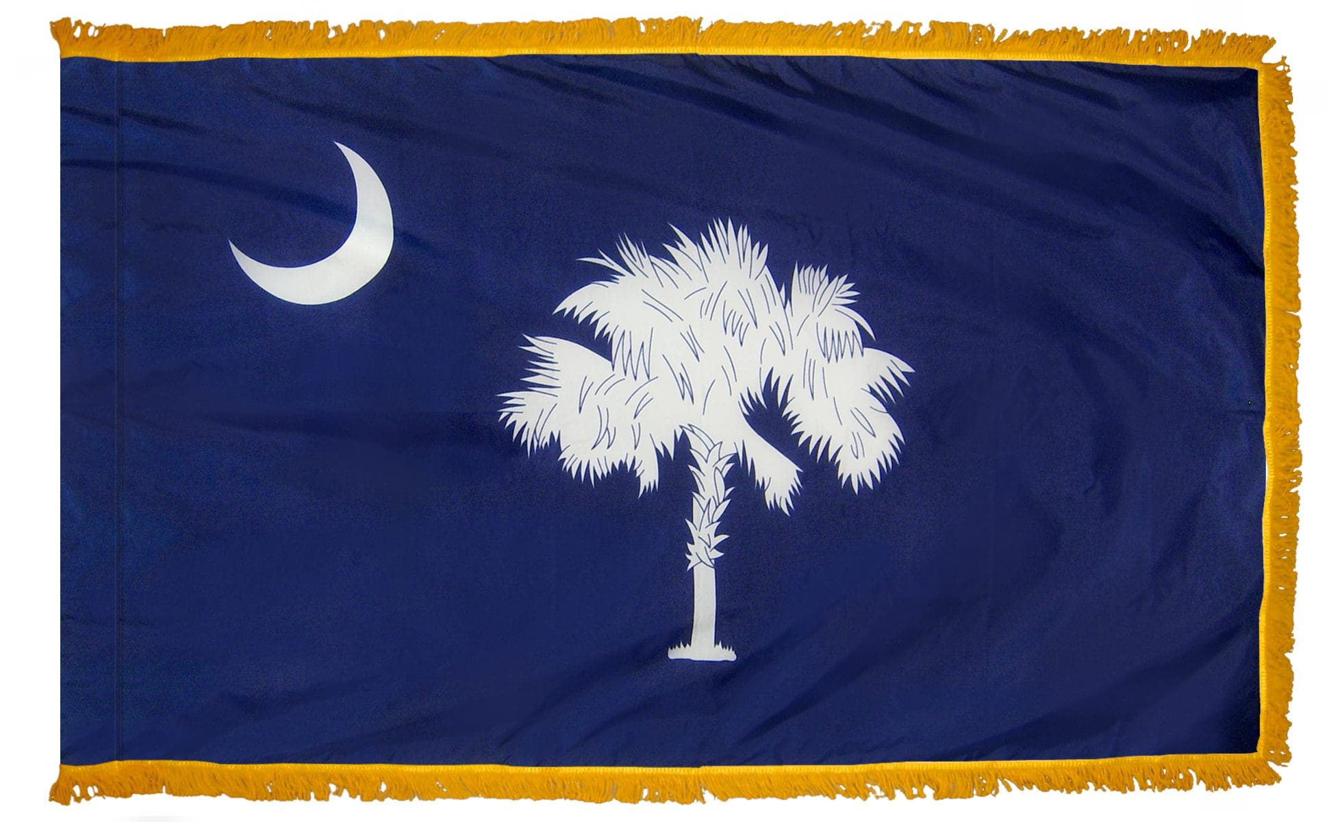 South Carolina State Flag 3x5 or 4x6 ft. (fringed) 