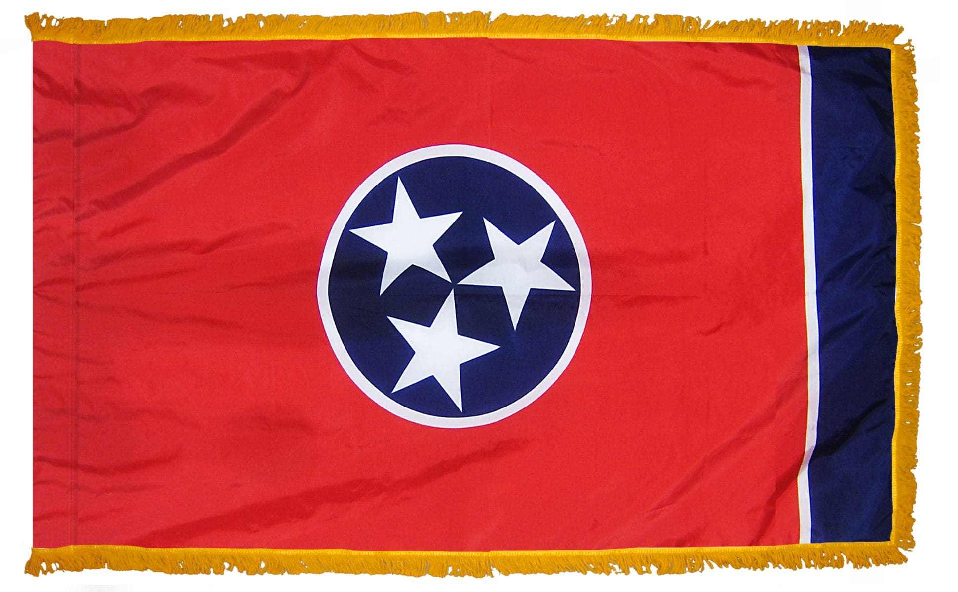 Tennessee State Flag 3x5 or 4x6 ft. (fringed)
