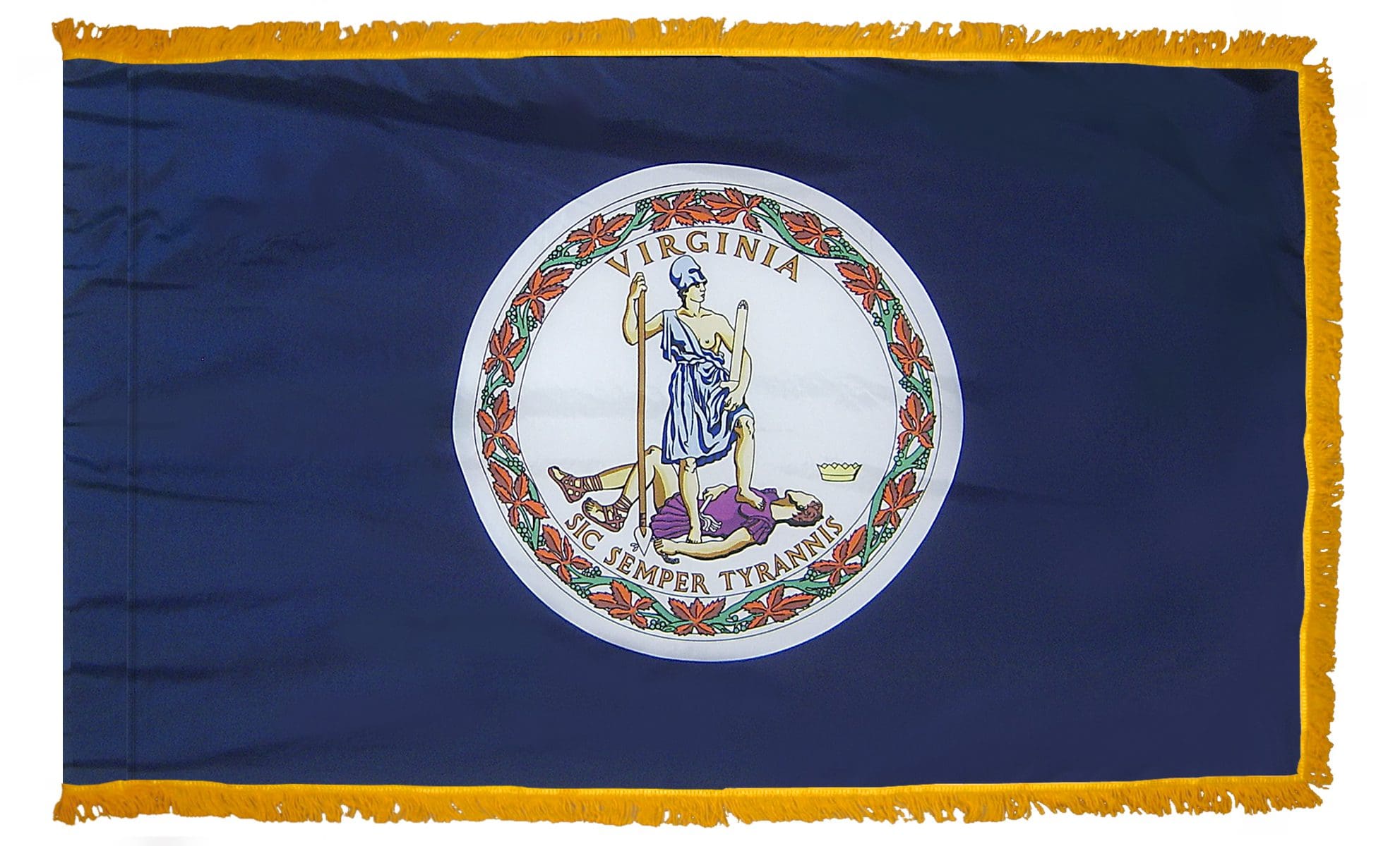 Virginia State Flag 3x5 or 4x6 ft. (fringed)