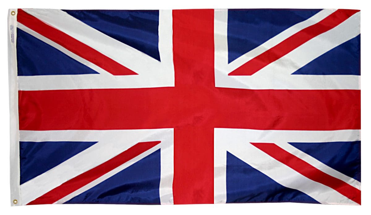 United Kingdom (Great Britain) National Flag - 3 ft x 5 ft Nyl-Glo