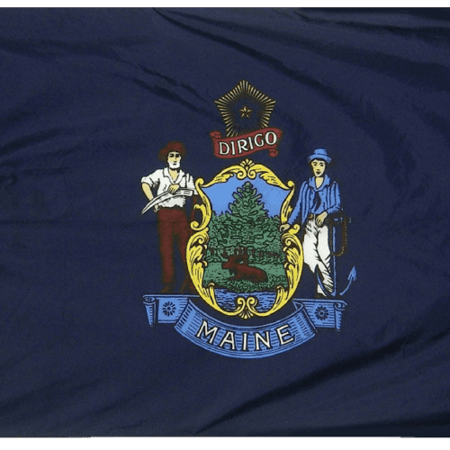 Official Flag of the State of Maine