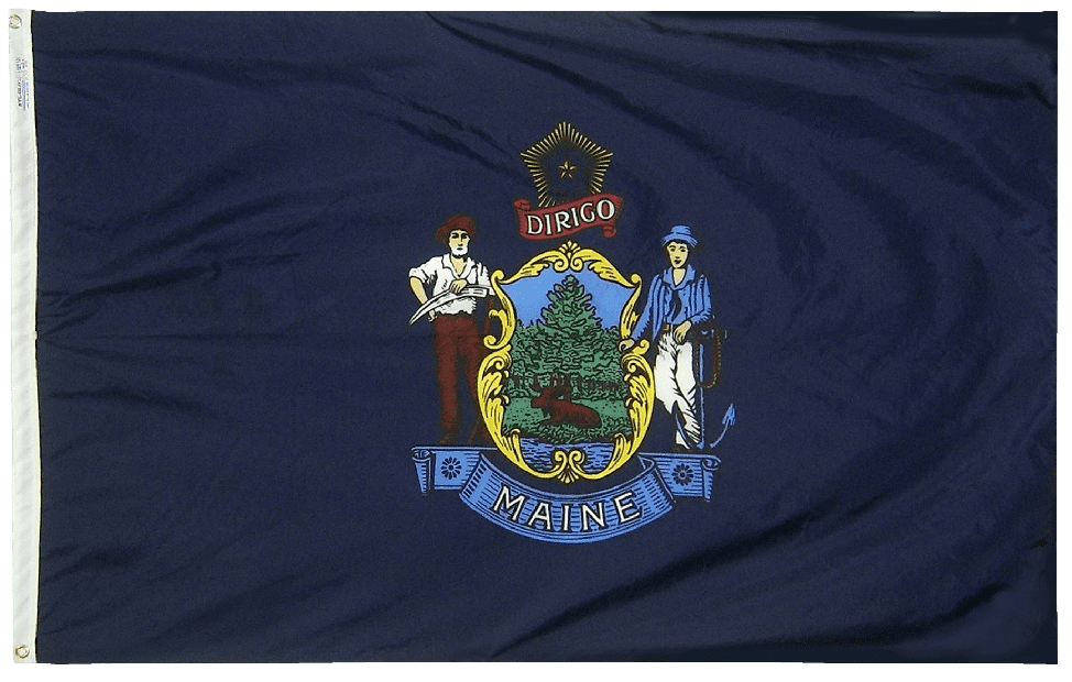 Buy Maine State Flags - Official & 1901 For Every Occasion - Made in USA