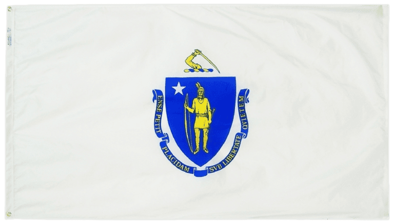 Official Flag of the Commonwealth of Massachusetts