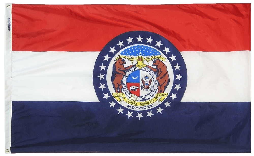 Missouri State Flag 2x3 to 5x8 ft. (Official)