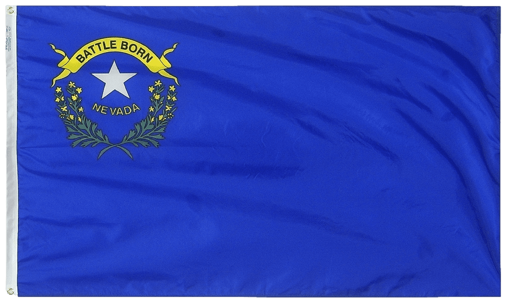 Nevada State Flag 2x3 to 5x8 ft. (Official)