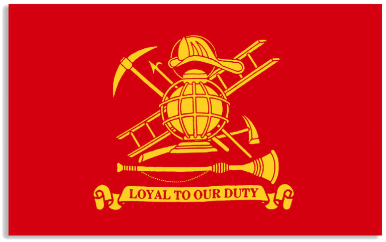 Loyalty firefighters flag