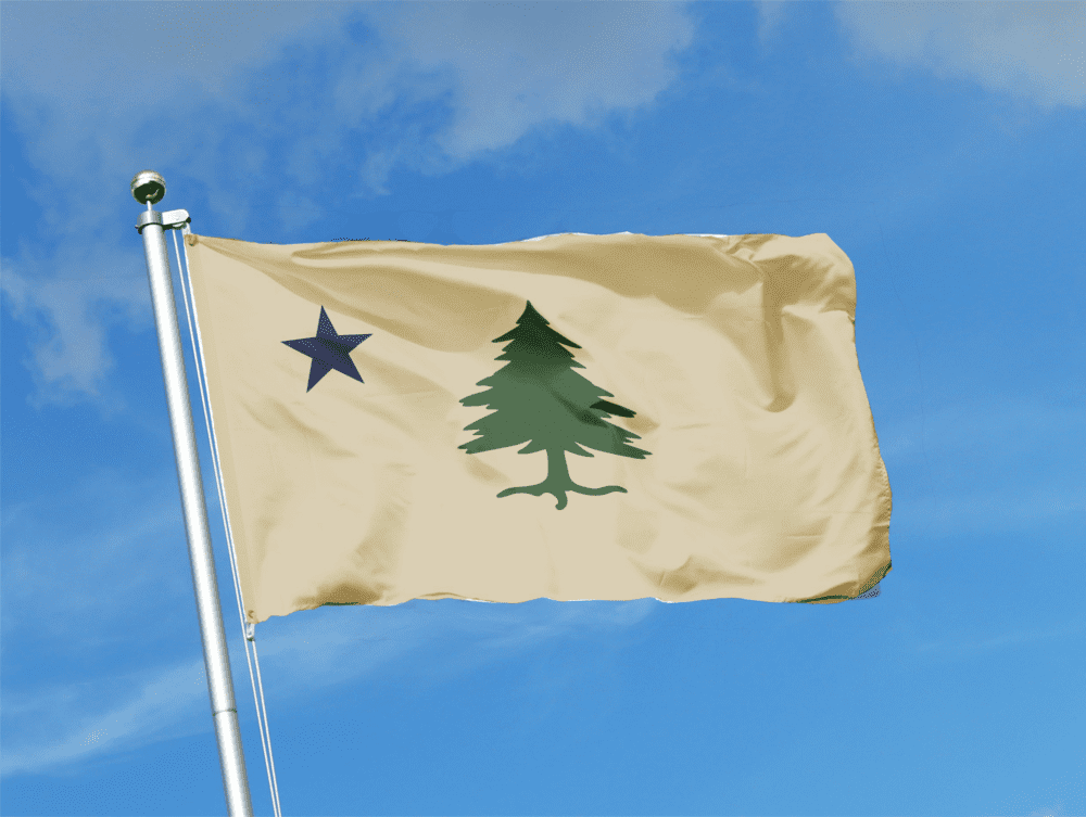 Flag History of Maine Flags for Patriots