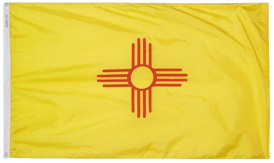New Mexico State Flag 2x3 to 5x8 ft. (Official)