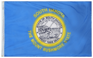 South Dakota State Flags 2x3 to 5x8 ft.