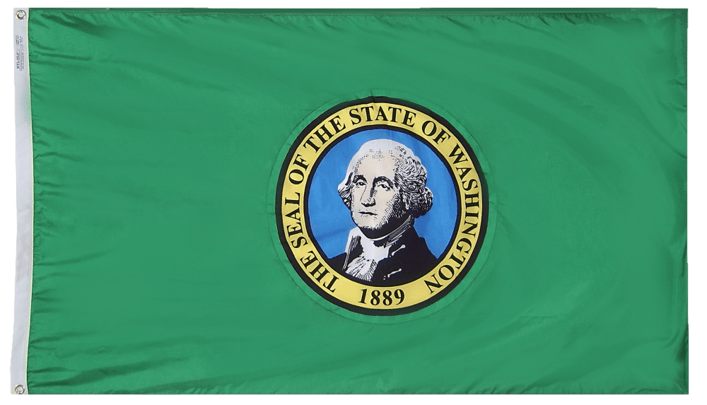 Washington State Flags 2x3 to 5x8 ft.