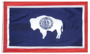 Wyoming State Flags 2x3 to 5x8 ft.