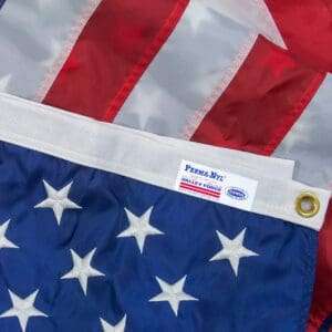 American Flag 6' x 10' Large - 100% Nylon (Perma-Nyl) with Brass Grommets