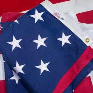 American Flag 6' x 10' Large - 100% Spun Polyester (Koralex II) with Brass Grommets
