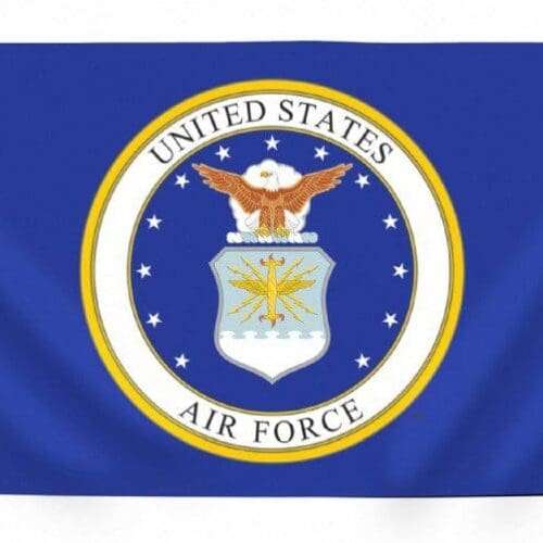 The official flag of the US Air Force