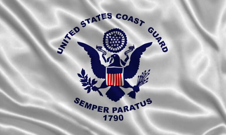 flag of US coast guards