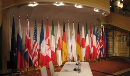 indoor flag display