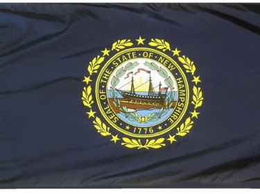 Official Flag of the State of New Hampshire