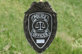 Temple Aluminum Police Grave Marker