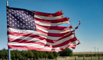 Don't fly a tattered flag