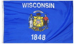 Official Flag of the State of Wisconsin