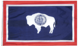 Official flag of the State of Wyoming